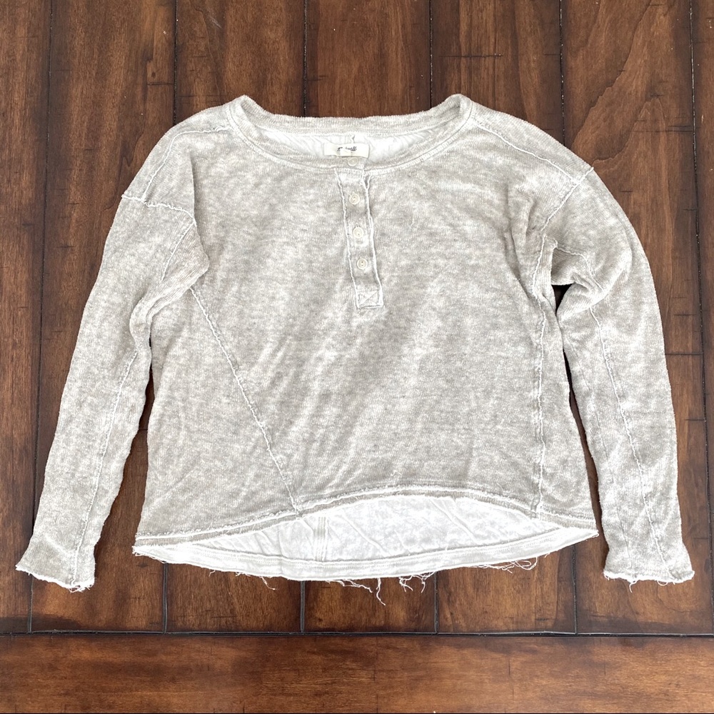 Madewell long sleeve thermal top